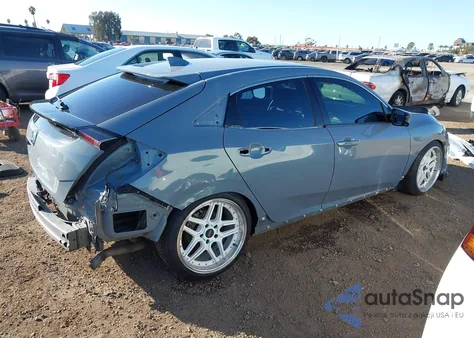 2018 Honda Civic Ex из США, поврежденный, VIN SHHFK7H57JU415962